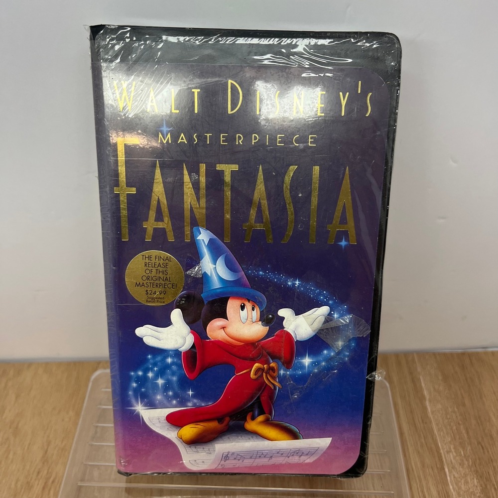 Walt Disney Masterpiece Fantasia VHS Sealed Final Release Original Masterpiece